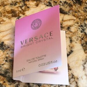 Versace Bright Crystal EDP 1ml Sample Vial Spray Card